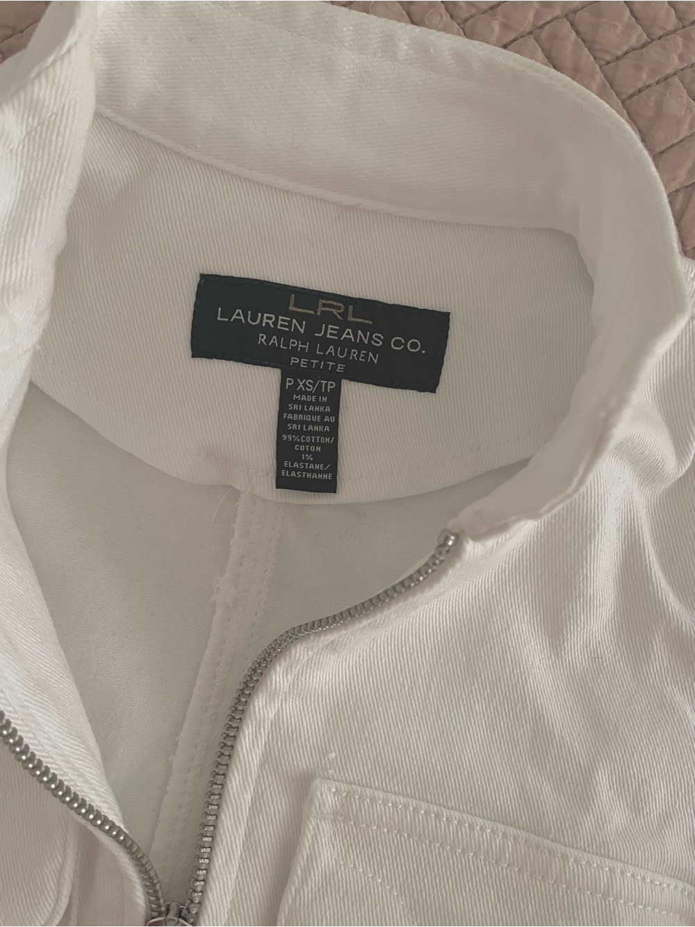 RALPH LAUREN 
White Women's Jean Jacket Size PXS - Picture 5 of 10